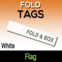 Flag Tag Fold WHT